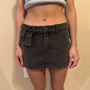 miaou brown skirt with cute pocket